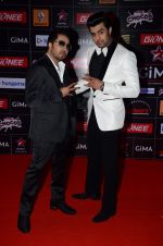 Mika Singh, Manish Paul at GIMA Awards 2015 in Filmcity on 24th Feb 2015